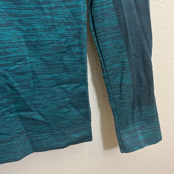 Nike Teal Athletic Long Sleeve Hooded Shirt - Picture 5 of 9